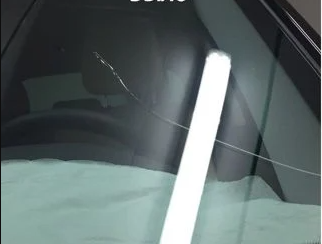 Фото стекла с трещиной до ремонта