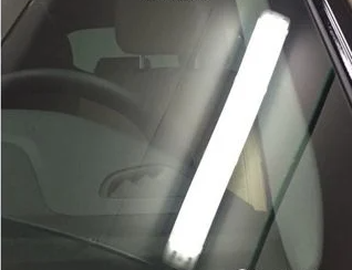 Фото после ремонта трещины на лобовом стекле